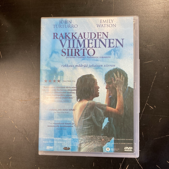 Rakkauden viimeinen siirto DVD (VG+/M-) -draama-